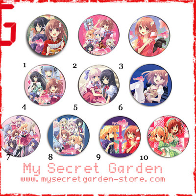 Flyable Heart  フライアブル ハート Anime Pinback Button Badge Set ( or Hair Ties / 4.4 cm Badge / Magnet / Keychain Set )